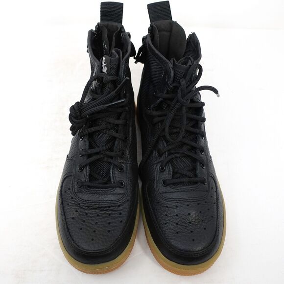 Nike SF Air Force 1 Mid GS Black Gum Brown AJ0424-001 Youth Mens Size 5.5 - Picture 6 of 9